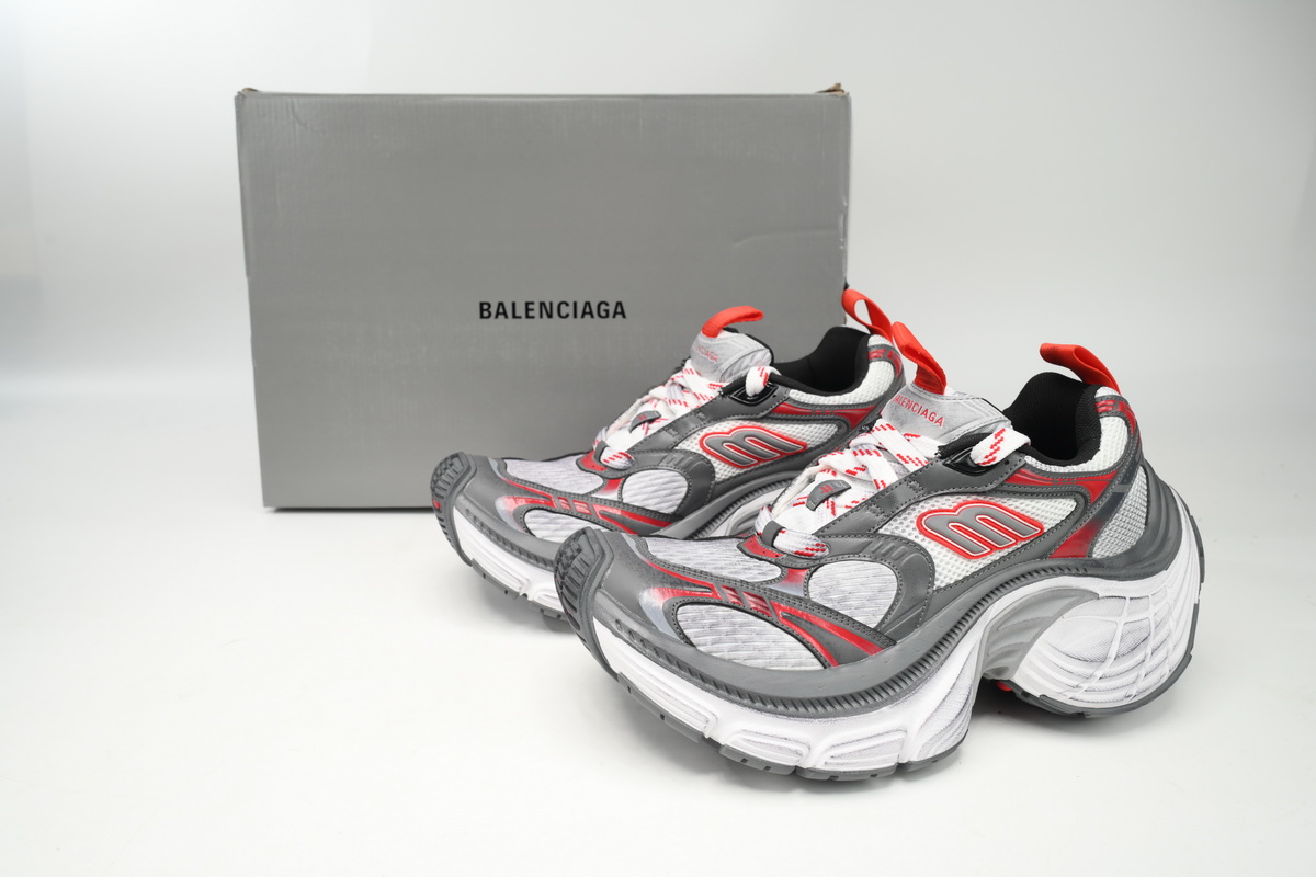 Balenciaga White Gray Red 784342 W2MV2 9645