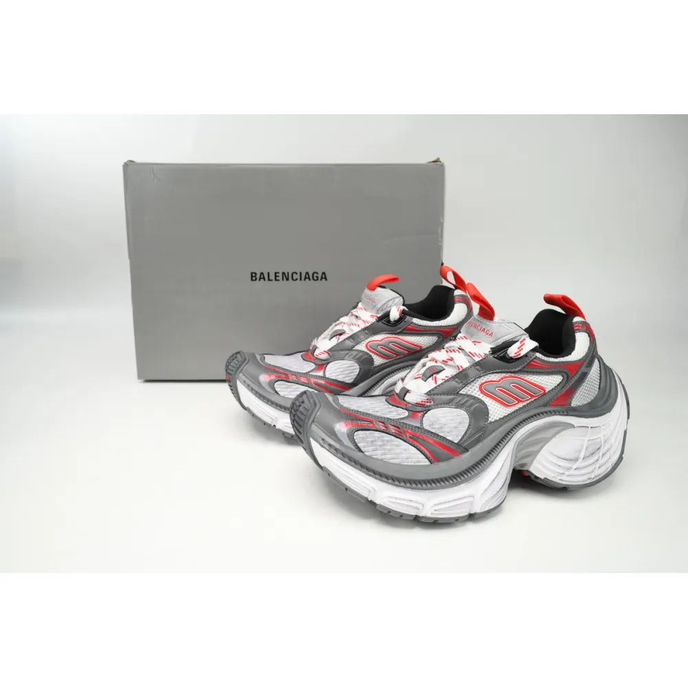 Balenciaga White Gray Red 784342 W2MV2 9645