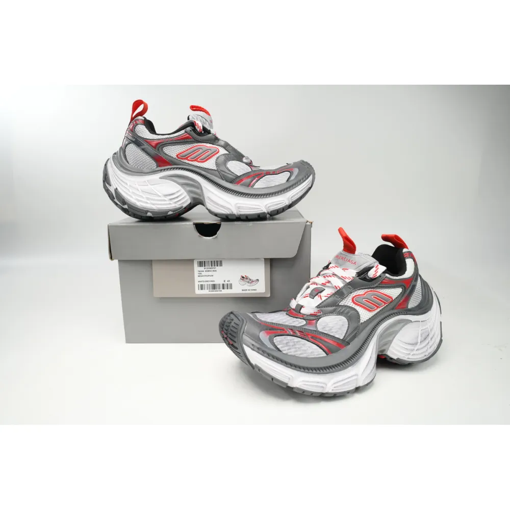Balenciaga White Gray Red 784342 W2MV2 9645
