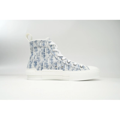 Dior B23 High Blue Oblique Kasuri Jacquard 3SH118ZLA_H560 02