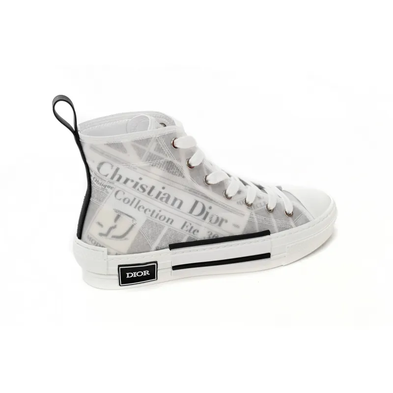 Dior B23 High Top Daniel Arsham Newspaper 3SH118YUO_H069 