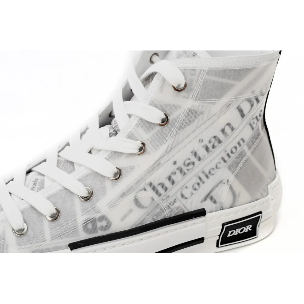 Dior B23 High Top Daniel Arsham Newspaper 3SH118YUO_H069 