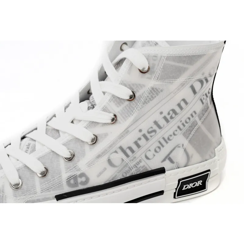 Dior B23 High Top Daniel Arsham Newspaper 3SH118YUO_H069 