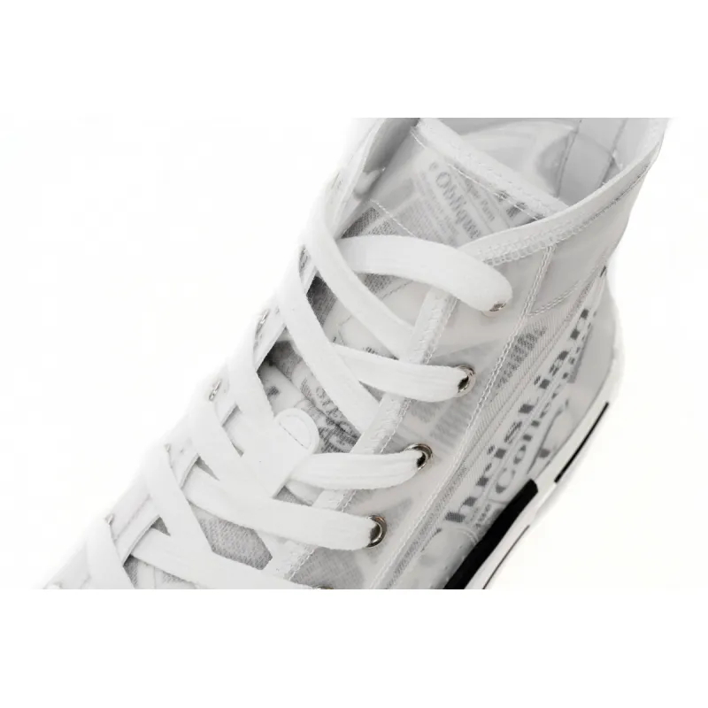 Dior B23 High Top Daniel Arsham Newspaper 3SH118YUO_H069 