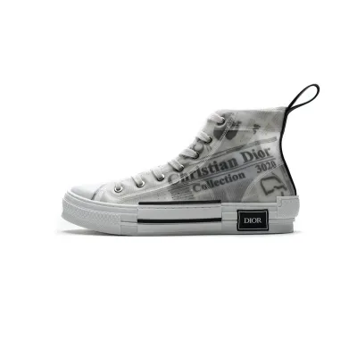 Dior B23 High Top Daniel Arsham Newspaper 3SH118YUO_H069  01