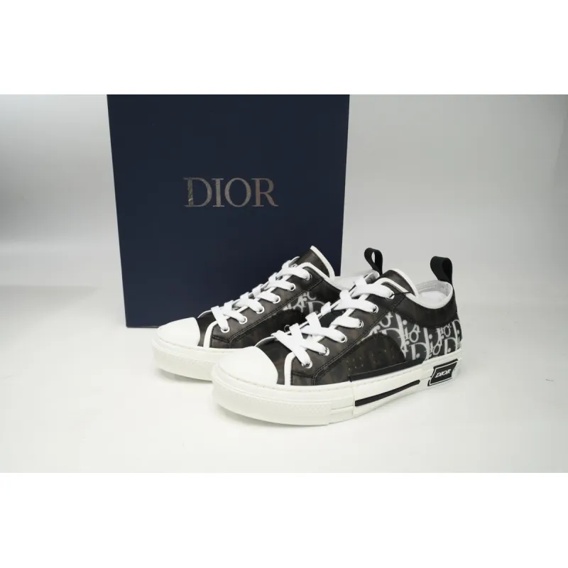 Dior B23 Low Black White Oblique 3SN272ZIR 16536