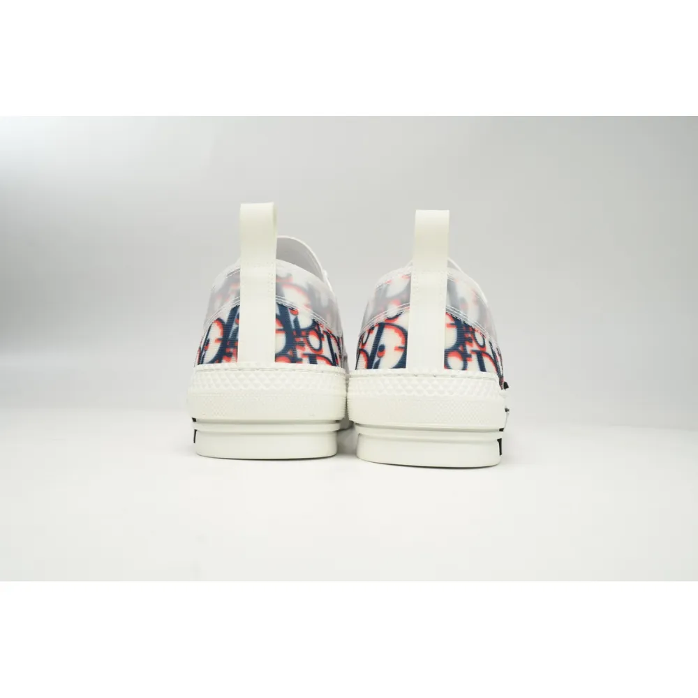 Dior B23 Low Top Red Blue Oblique 3SN249YTG_H563