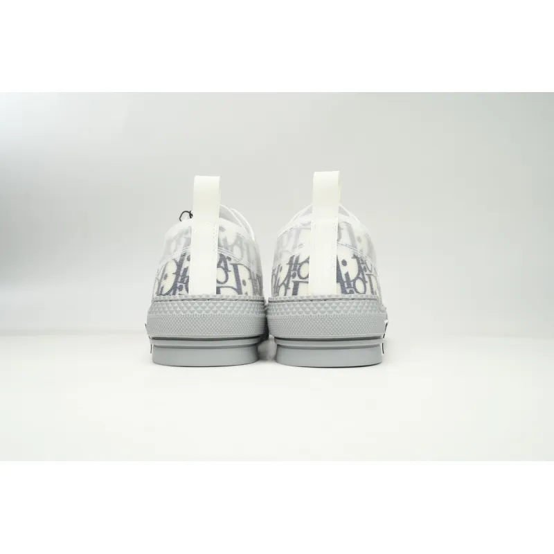 Dior B23 Low White Navy Oblique 3SN249YNT_H568