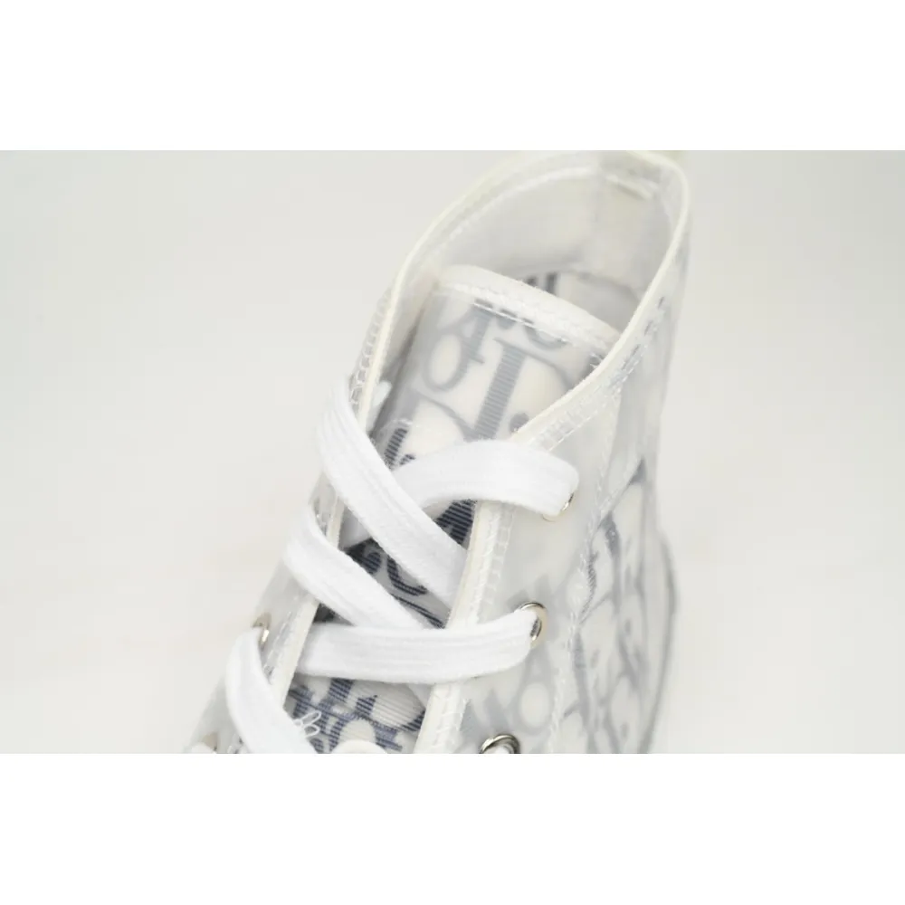  Dior B23 HT Oblique Transparency High White Blue Gray  3SN272ZIR 16536