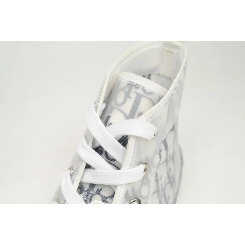  Dior B23 HT Oblique Transparency High White Blue Gray  3SN272ZIR 16536