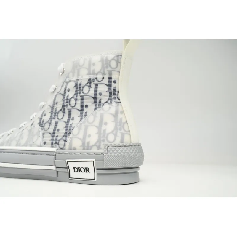  Dior B23 HT Oblique Transparency High White Blue Gray  3SN272ZIR 16536