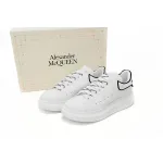 Alexander McQueen Oversized White Black Trim 625156WHXMT9074