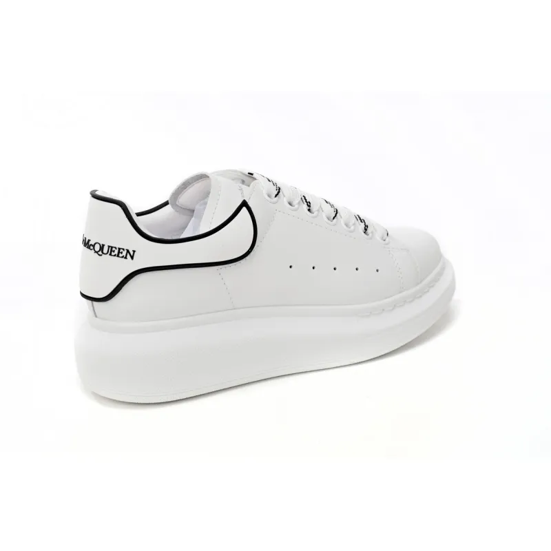 Alexander McQueen Oversized White Black Trim 625156WHXMT9074