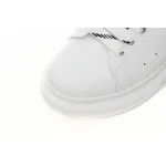 Alexander McQueen Oversized White Black Trim 625156WHXMT9074