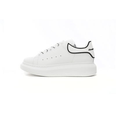 Alexander McQueen Oversized White Black Trim 625156WHXMT9074 01