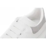 Alexander McQueen Oversized White Light Grey Croc 625162WHZ4K9419