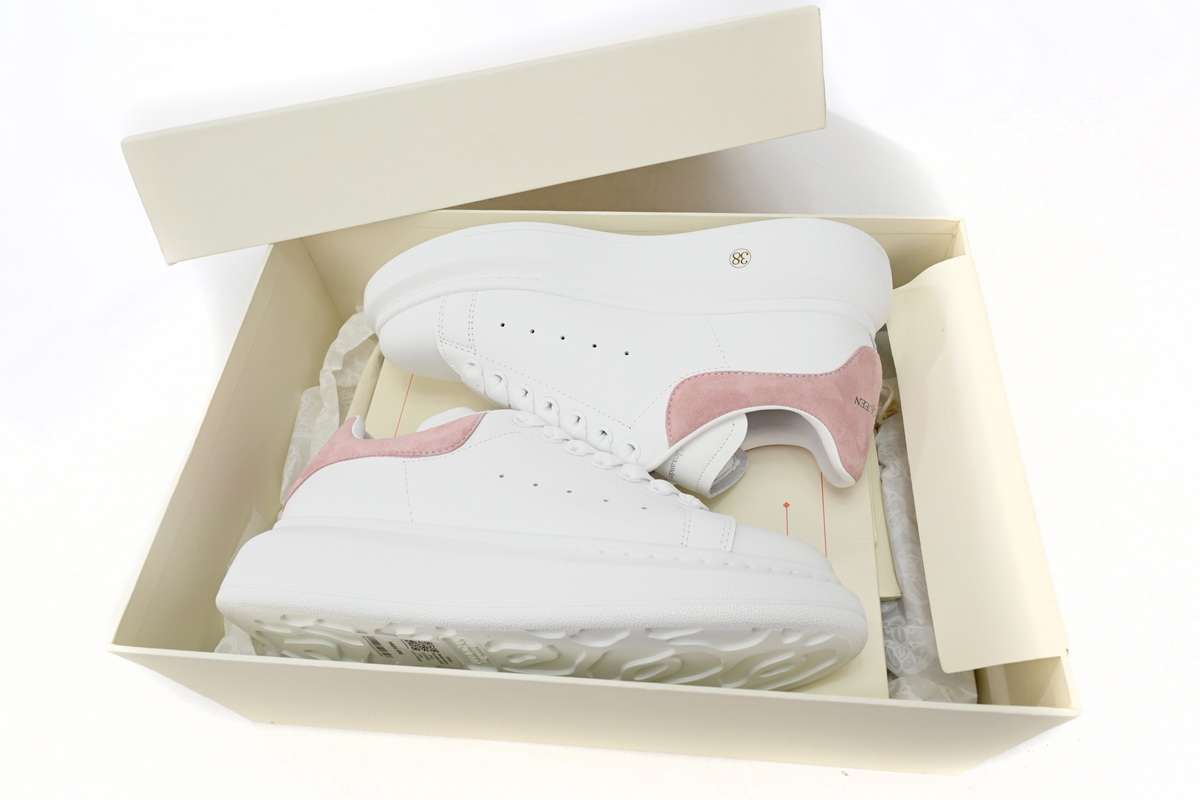 Alexander McQueen Oversized White Light Pink (Women