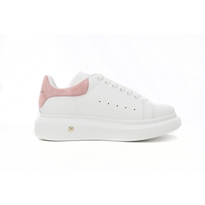 Alexander McQueen Oversized White Light Pink (Women's) 718319WHGP58937 02