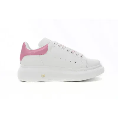 Alexander McQueen Oversized White Pink Croc (Women's) 718233 WICG6 8887 02