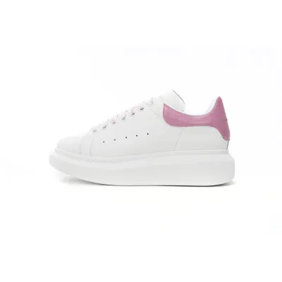 Alexander McQueen Oversized White Pink Croc (Women's) 718233 WICG6 8887 01
