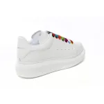 Alexander McQueen Oversized White Rainbow (Women's) 553770WHX9P9035