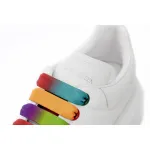 Alexander McQueen Oversized White Rainbow (Women's) 553770WHX9P9035