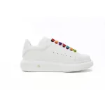 Alexander McQueen Oversized White Rainbow (Women's) 553770WHX9P9035