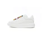 Alexander McQueen Oversized White Rainbow (Women's) 553770WHX9P9035