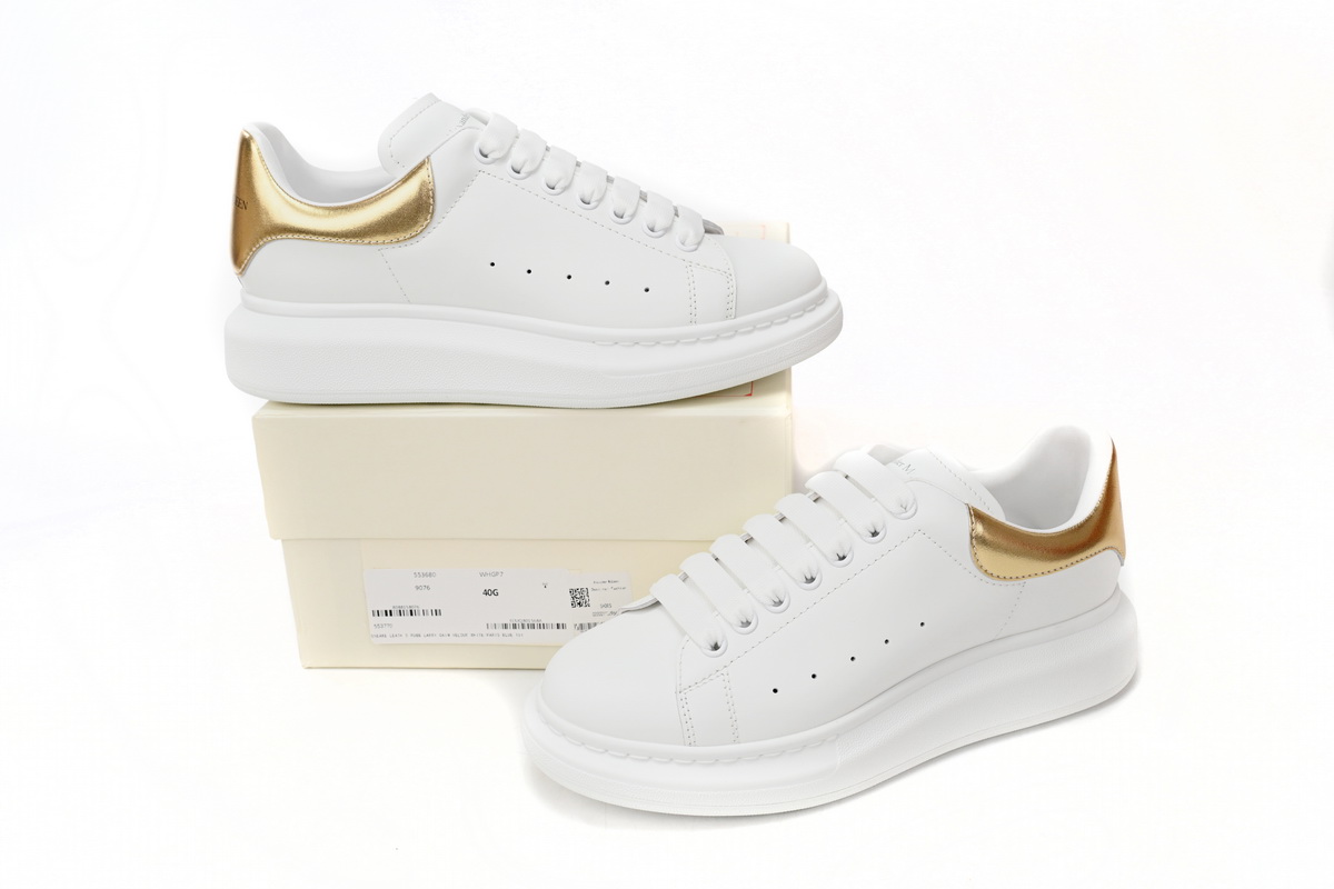 Alexander McQueen Oversized White Rose Gold (Women