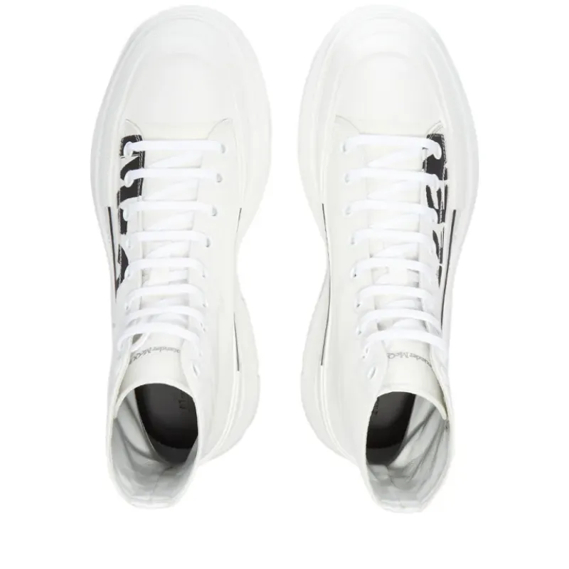 Alexander McQueen Tread Slick Boot Graffiti Optic White 682422WIABD9488