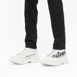 Alexander McQueen Tread Slick Boot Graffiti Optic White 682422WIABD9488