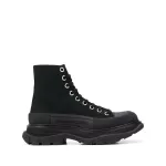 Alexander McQueen Tread Slick Lace Up Boot Black (Women's) 611706W4MV21000