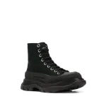Alexander McQueen Tread Slick Lace Up Boot Black (Women's) 611706W4MV21000