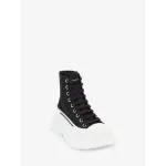 Alexander McQueen Tread Slick Lace Up Boot Black White 604254W4MV21070