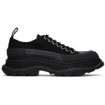 Alexander McQueen Tread Slick Low Lace Up Black (Women's) 611705 W4MV2 1000