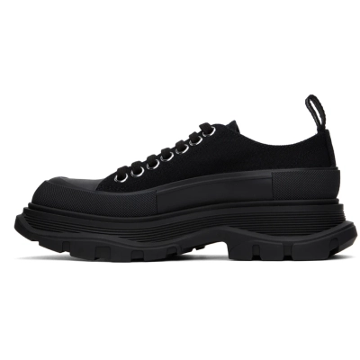 Alexander McQueen Tread Slick Low Lace Up Black (Women's) 611705 W4MV2 1000 01