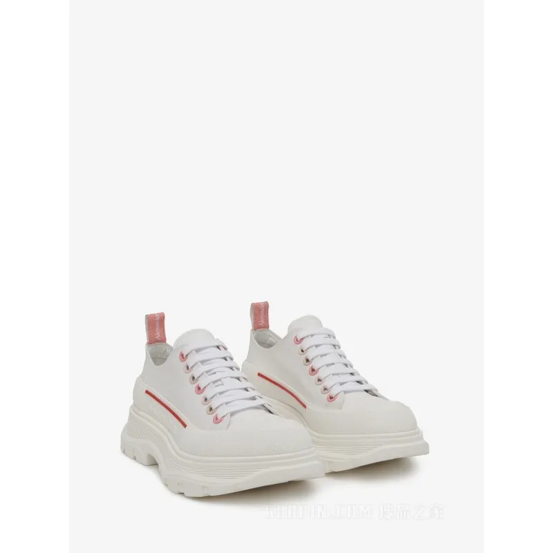 Alexander McQueen Tread Slick Low Lace Up White Multi (Women's) 611705W4MVV9650