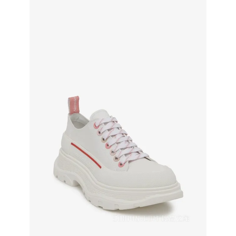 Alexander McQueen Tread Slick Low Lace Up White Multi (Women's) 611705W4MVV9650