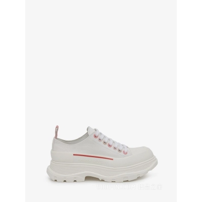 Alexander McQueen Tread Slick Low Lace Up White Multi (Women's) 611705W4MVV9650 02