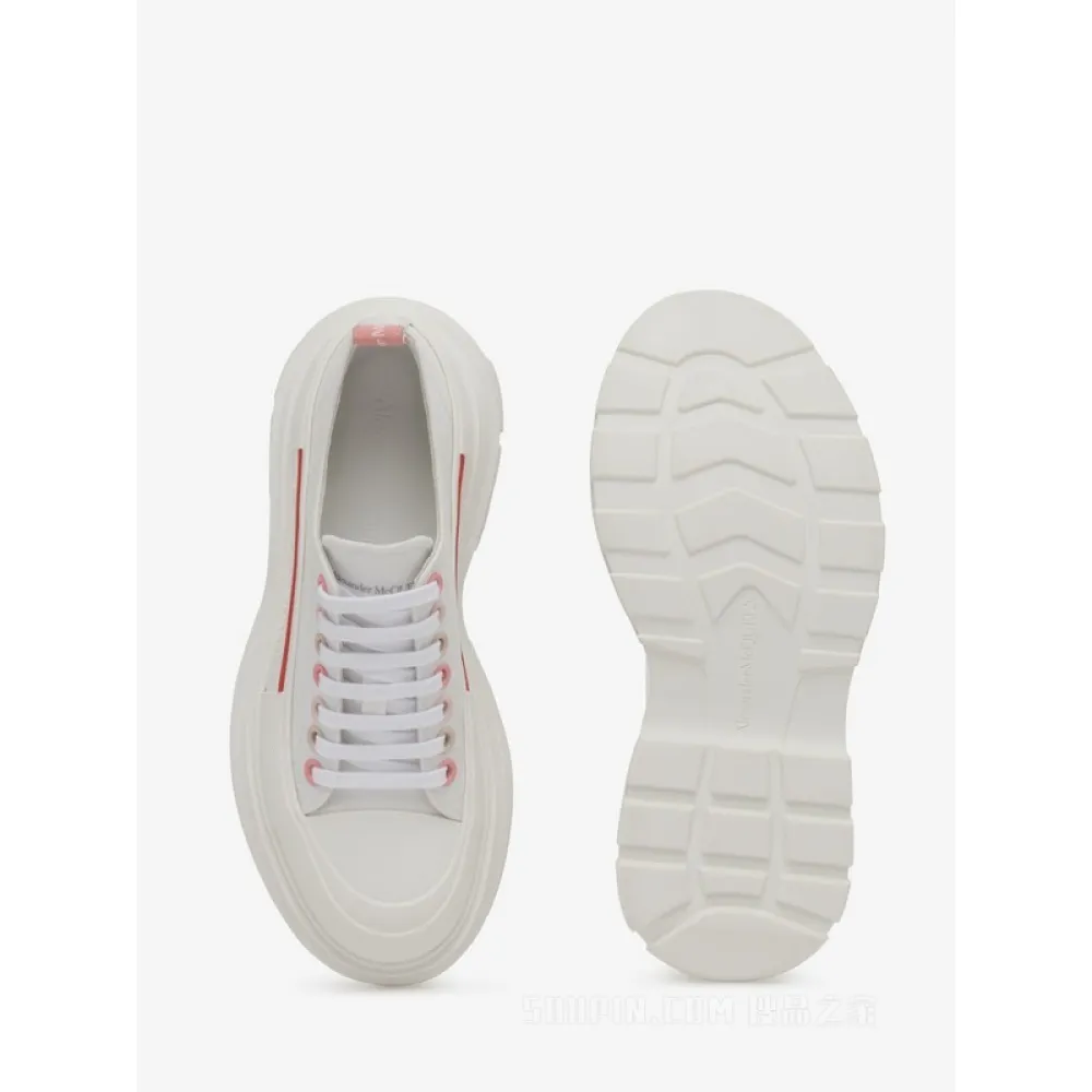 Alexander McQueen Tread Slick Low Lace Up White Multi (Women's) 611705W4MVV9650