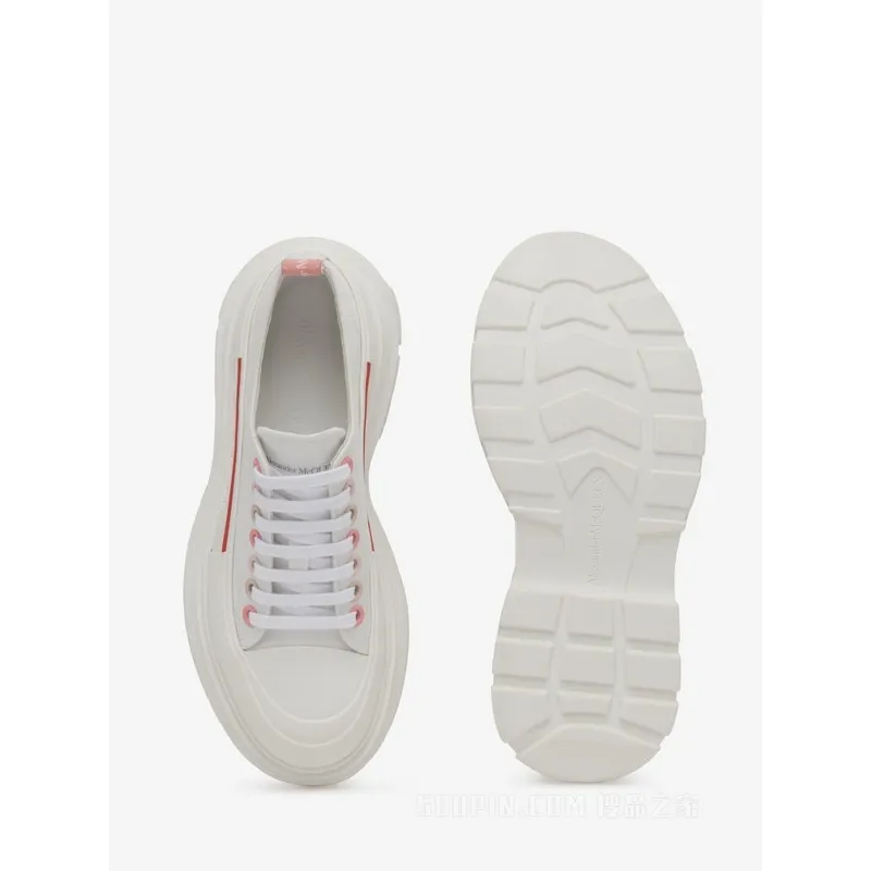 Alexander McQueen Tread Slick Low Lace Up White Multi (Women's) 611705W4MVV9650