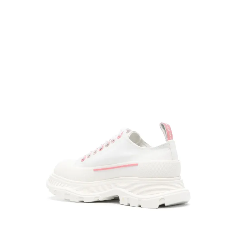 Alexander McQueen Tread Slick Low Lace Up White Multi (Women's) 611705W4MVV9650