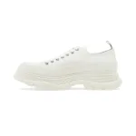 Alexander McQueen Tread Slick Low Lace Up White White (Women's) 611705W4MV29000