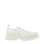 Alexander McQueen Tread Slick Low Lace Up White White (Women's) 611705W4MV29000