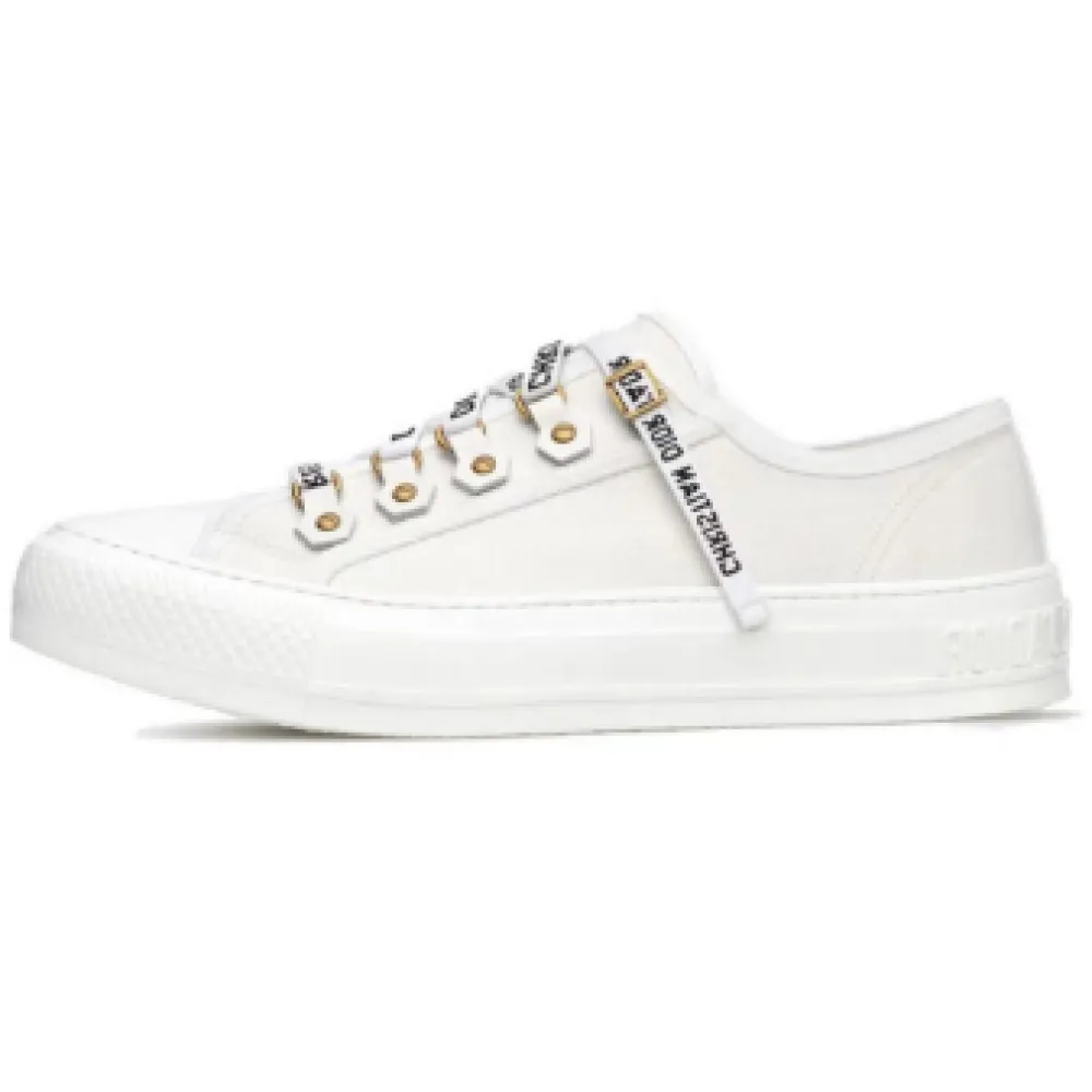 Dior Walk'N'Dior Low Top White Canvas (Women's) KCK177CVA_S06W