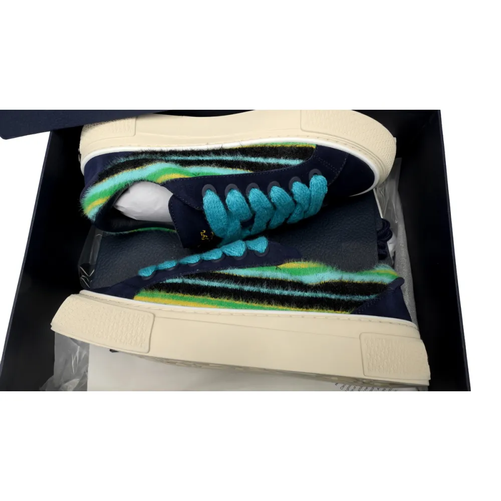 Denim Tears' B33 Sneakers Release Navy Dlue Stripes  3SN272 ZIR1 6536
