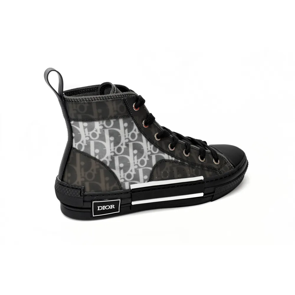 Dior B23 High Black Black Oblique 3SH118YJR H063