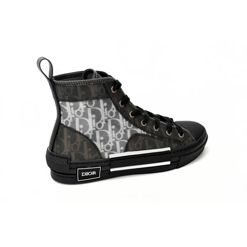 Dior B23 High Black Black Oblique 3SH118YJR H063