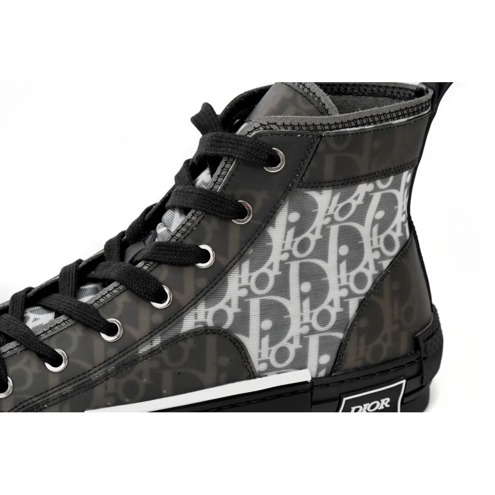 Dior B23 High Black Black Oblique 3SH118YJR H063