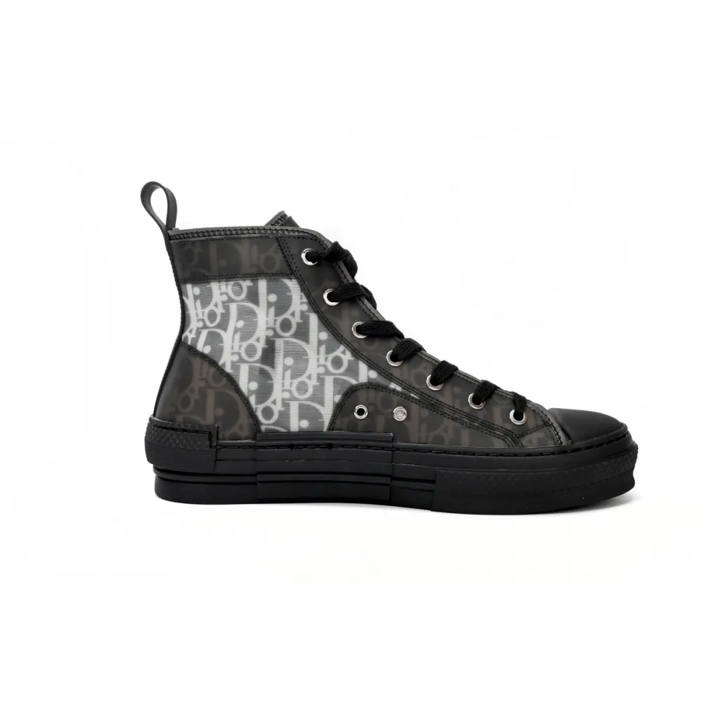 Dior B23 High Black Black Oblique 3SH118YJR H063